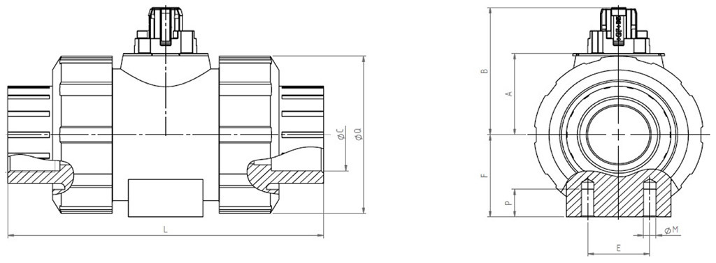 OMAL雙向全孔PVC球閥 OMAL雙向全孔PVC球閥
