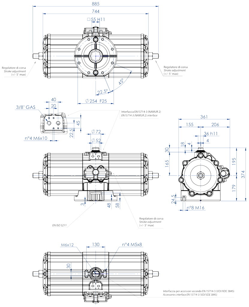 OMAL氣動執(zhí)行器 DA系列