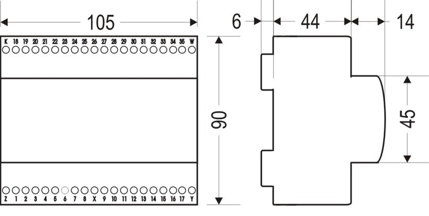 Dossena絕緣永久監視繼電器SRI 3/H2FL18 Dossena絕緣永久監視繼電器SRI 3/H2FL18