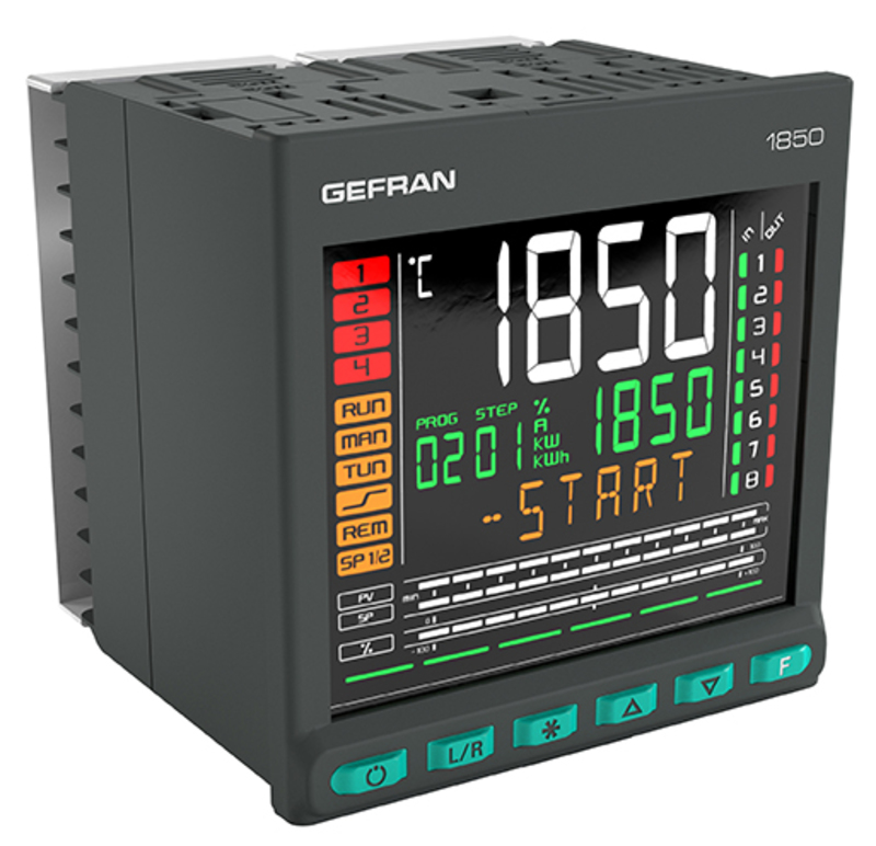 GEFRAN控制器-可編程單元 PID controllers for motorized valves 1850 PID Controller double loop, 1/4 DIN GEFRAN控制器-可編程單元 PID controllers for motorized valves 1850 PID Controller double loop, 1/4 DIN