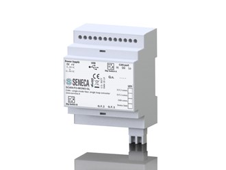 意大利Seneca CAN到光纖轉(zhuǎn)換器。單模/多模光纖-單環(huán)路/雙環(huán)轉(zhuǎn)換器。SCAN-FO