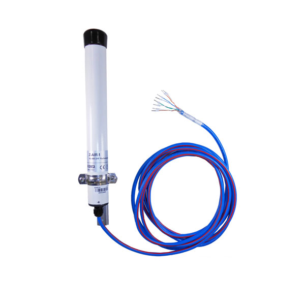 意大利Seneca 無線電調(diào)制解調(diào)器868 - 870兆赫，帶RS485和內(nèi)置天線。符合指令2014/53/UE1(紅色) Z-AIR-1