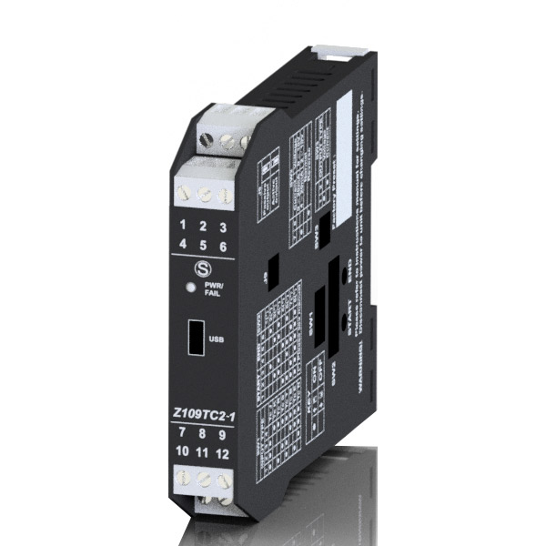 意大利Seneca熱電偶至DC隔離器/轉換器Z109TC2-1