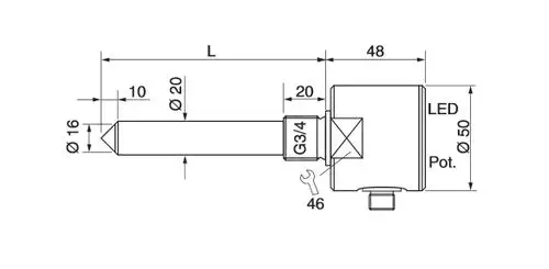 EGE 脈沖引導(dǎo)液位傳感器 MFC series EGE 脈沖引導(dǎo)液位傳感器 MFC series