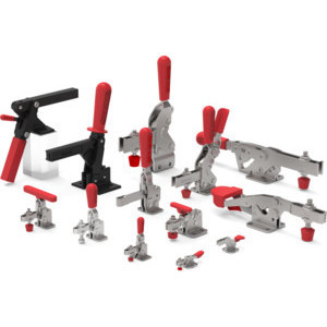 DESTACO 具有可選鎖定和|或不銹鋼設計的垂直和水平壓緊夾具 DESTACO 具有可選鎖定和|或不銹鋼設計的垂直和水平壓緊夾具