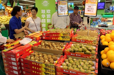 周至攜手上海聯(lián)華超市，開拓獼猴桃銷售新藍海